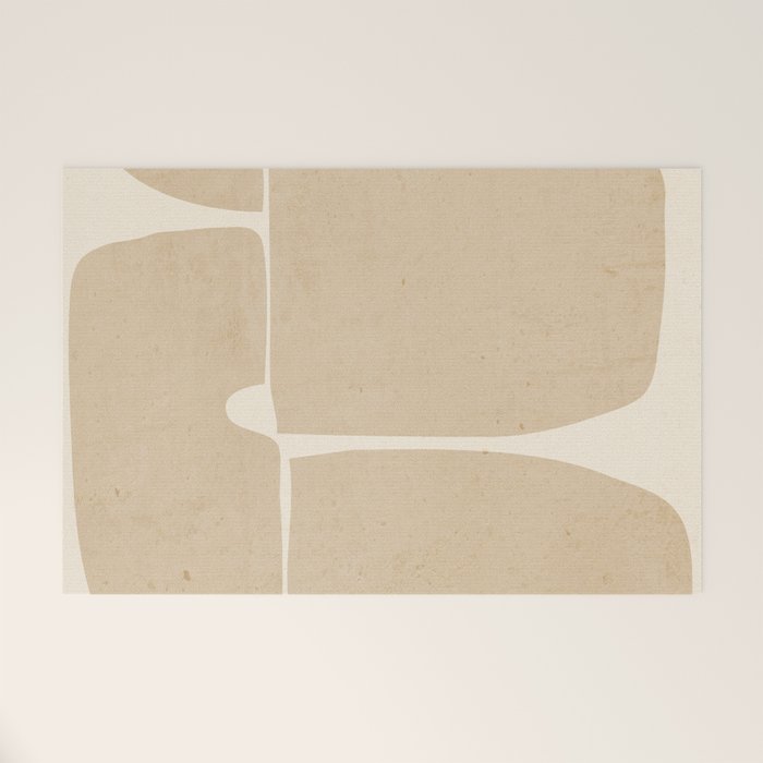 Modern Abstract Minimal Shapes 215 Welcome Mat Gallery Image 1