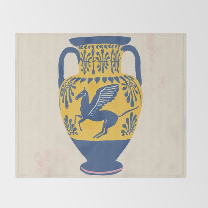 Ancient vase #2 Throw Blanket Gallery Image 2