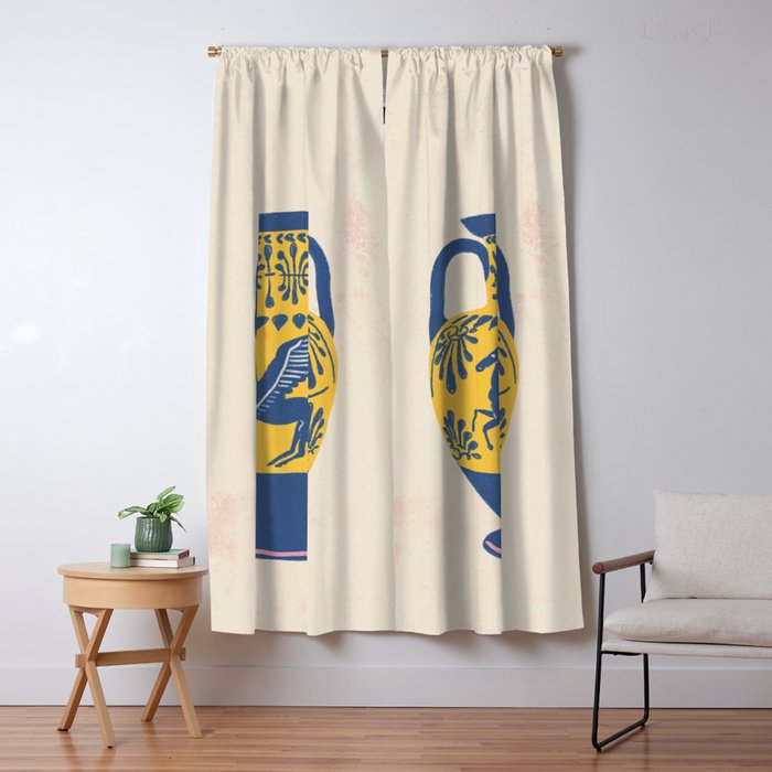 Ancient vase #2 Window Curtain Gallery Image 1