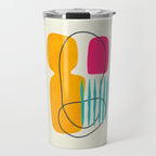 Mid Century Abstraction Travel Mug Gallery Image 1