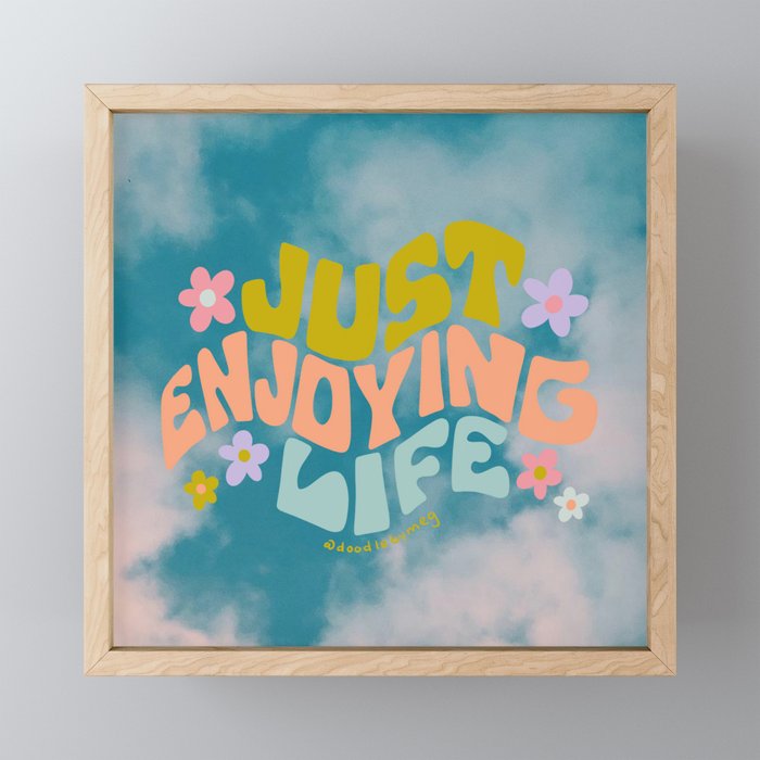 Just Enjoying Life Mini Art Print Gallery Image 1