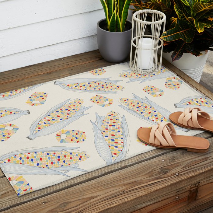 Corn Outdoor Rug Gallery Image 2