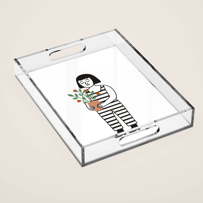 Nurture in Bloom Acrylic Tray Gallery Image 1