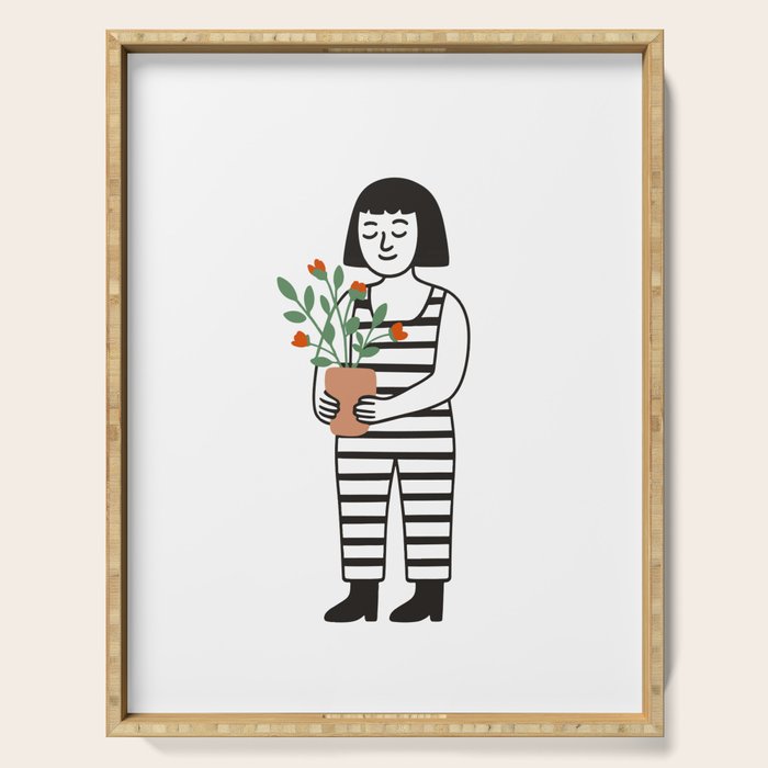 Nurture in Bloom Serving Tray Gallery Image 1