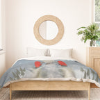 fox goes to the moon Duvet Cover Gallery Image 3