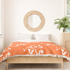 Tropical summer flower pattern art Duvet Cover Gallery Image 3