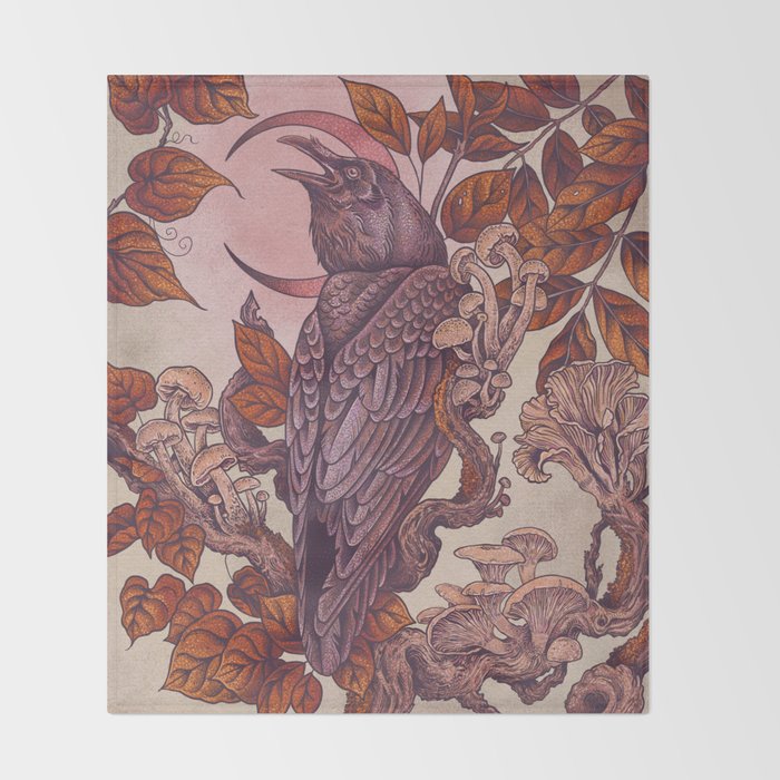 Dusty Dusk Throw Blanket Gallery Image 2