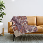Dusty Dusk Throw Blanket Gallery Image 1