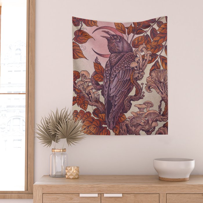 Dusty Dusk Wall Tapestry Gallery Image 2
