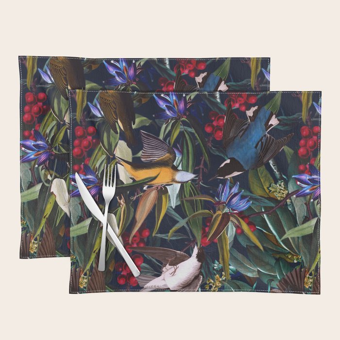 Midnight Birds I Placemat Gallery Image 1