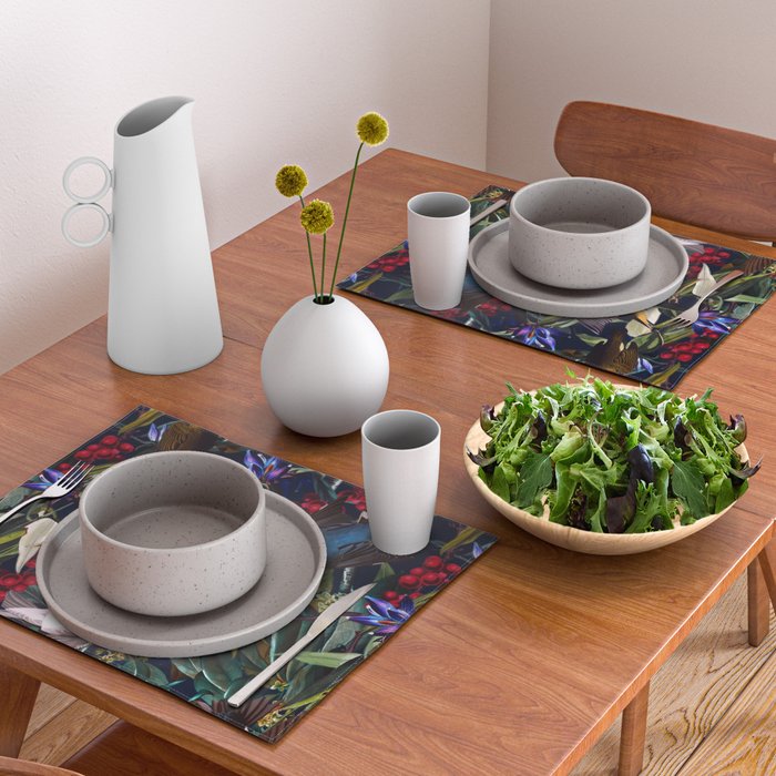 Midnight Birds I Placemat Gallery Image 2