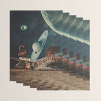 a Postcard from year 2348 Wrapping Paper Gallery Image 3