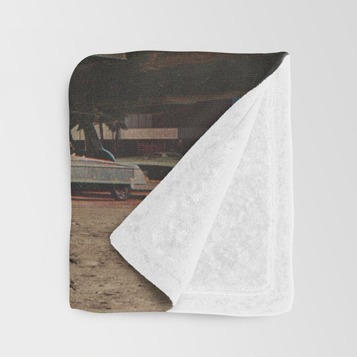 a Postcard from year 2348 Throw Blanket Gallery Image 3