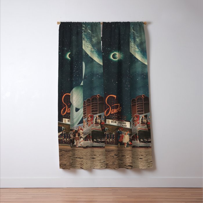 a Postcard from year 2348 Window Curtain Gallery Image 3