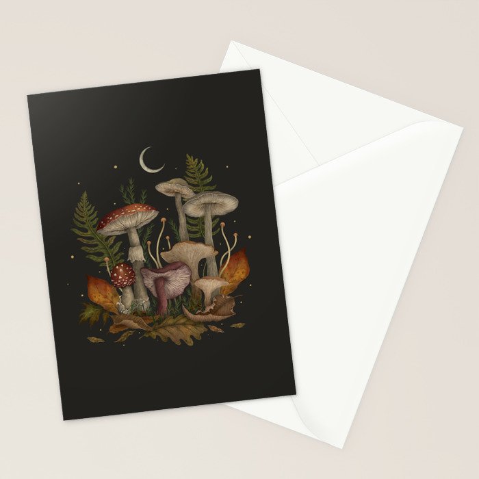Autumn Mushrooms Stationery Card Gallery Image 2