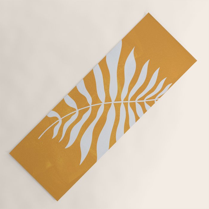 Wild Ferns: Tulip Yellow Edition Yoga Mat Gallery Image 1