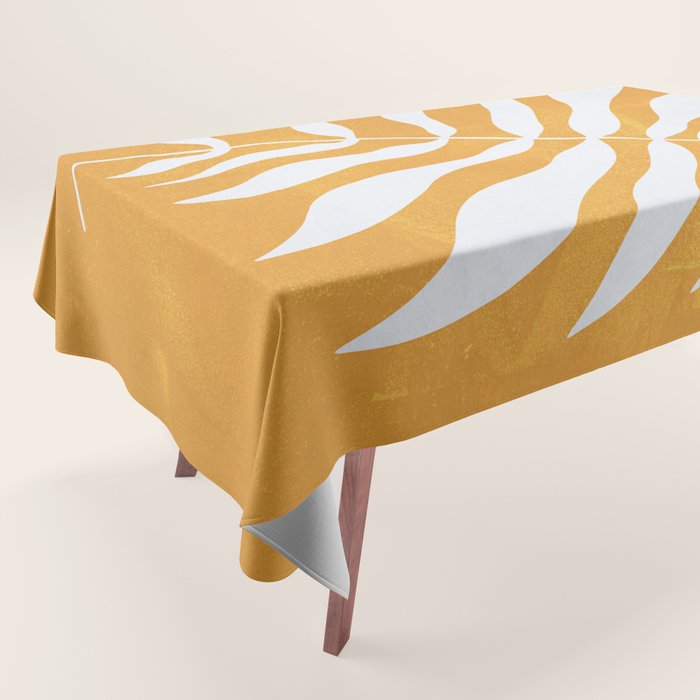 Wild Ferns: Tulip Yellow Edition Tablecloth Gallery Image 1