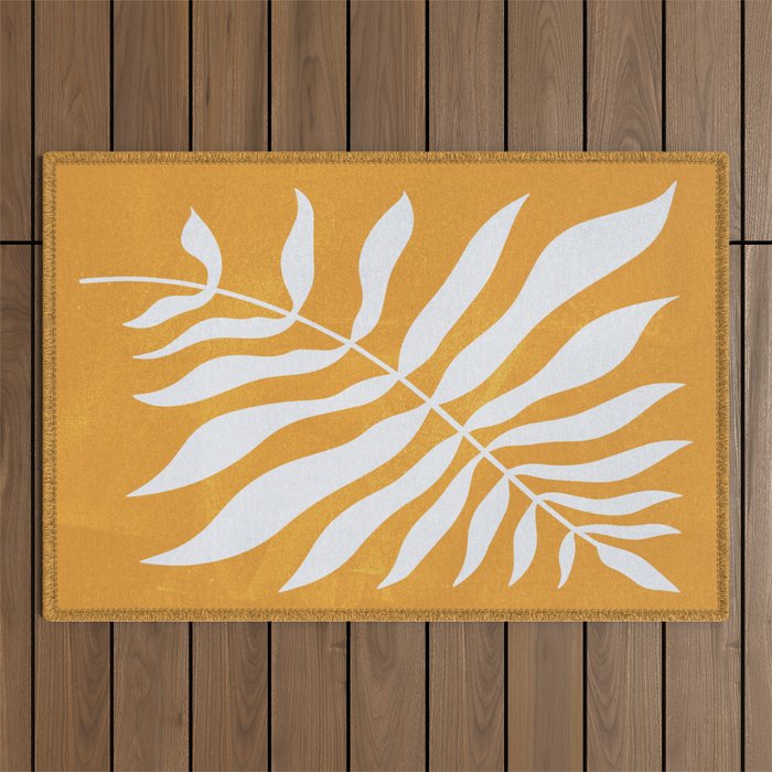 Wild Ferns: Tulip Yellow Edition Outdoor Rug Gallery Image 1