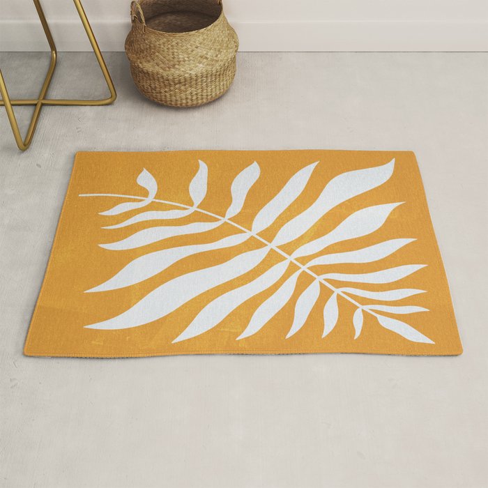 Wild Ferns: Tulip Yellow Edition Rug Gallery Image 1