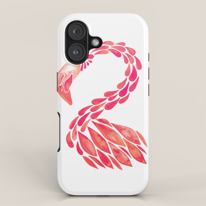 Miami Flamingo - Pink OmbrÃ© iPhone Case Gallery Image 1
