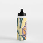 Woman wearing yellow pajamas Water Bottle Gallery Image 3