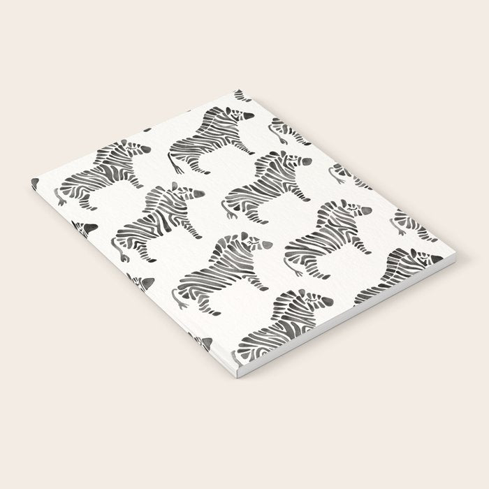 Zebras - Black & White Palette Notebook Gallery Image 2
