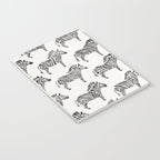 Zebras - Black & White Palette Notebook Gallery Image 3