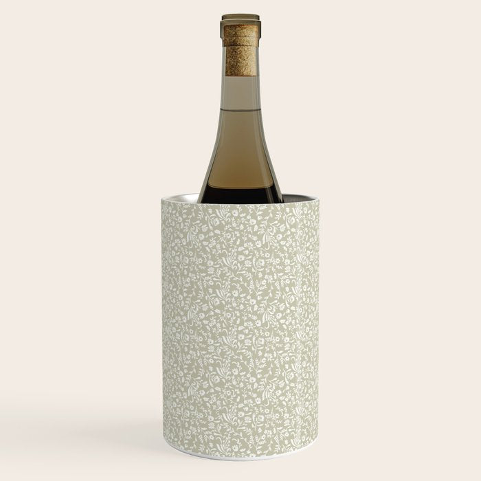Ditsy Toile Floral - Sage Wine Chiller Gallery Image 2
