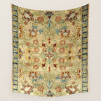 William Morris Antique Redcar Persian Floral Wall Tapestry Gallery Image 4