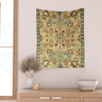 William Morris Antique Redcar Persian Floral Wall Tapestry Gallery Image 2