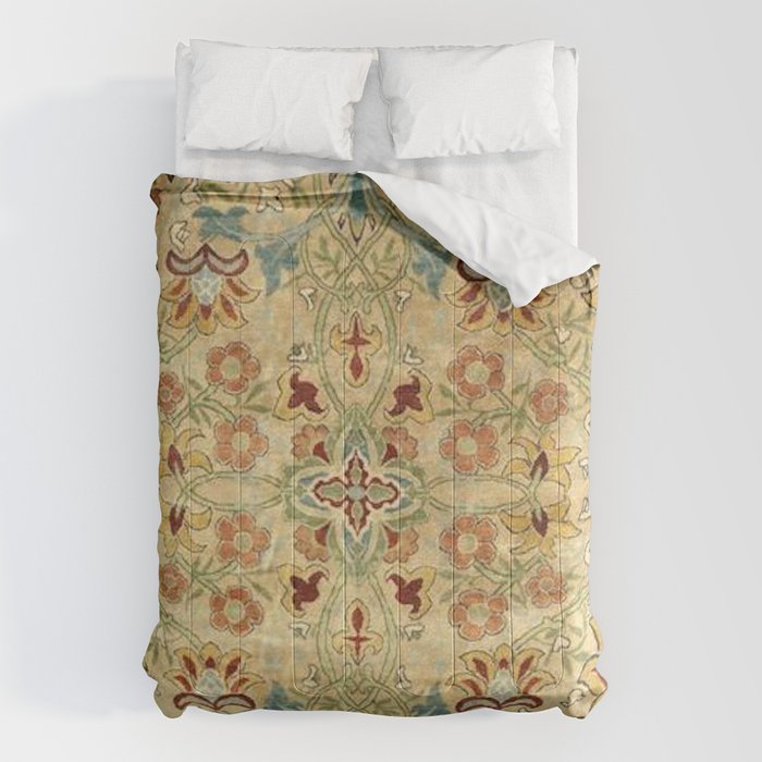 William Morris Antique Redcar Persian Floral Comforter Gallery Image 1