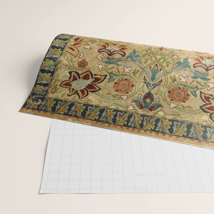 William Morris Antique Redcar Persian Floral Wrapping Paper Gallery Image 2