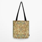 William Morris Antique Redcar Persian Floral Tote Bag Gallery Image 2