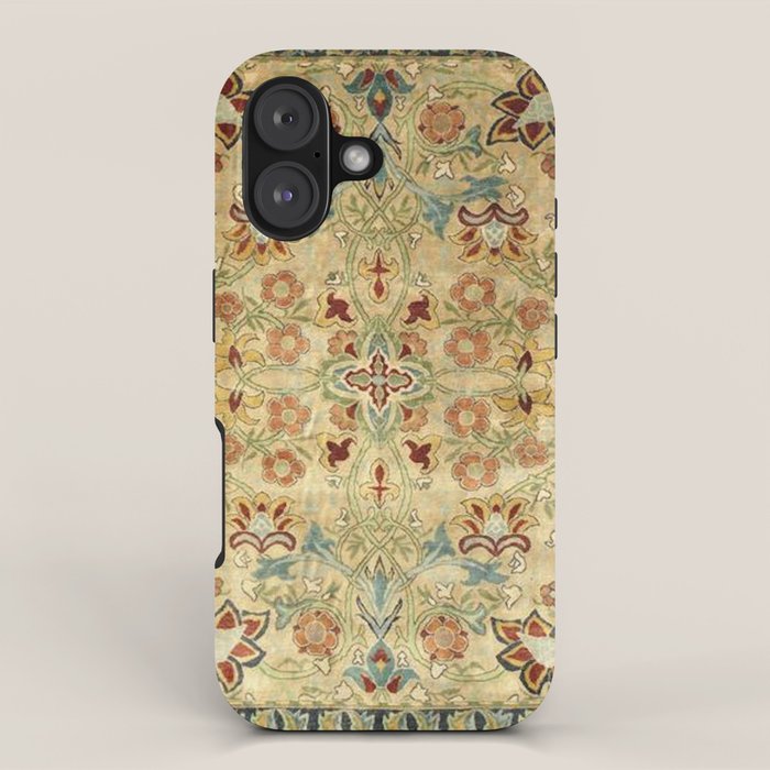 William Morris Antique Redcar Persian Floral iPhone Case Gallery Image 1