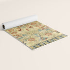 William Morris Antique Redcar Persian Floral Yoga Mat Gallery Image 2
