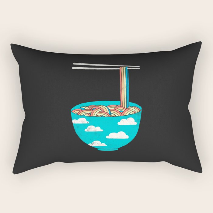Rain-Bowl Rectangular Pillow Gallery Image 2