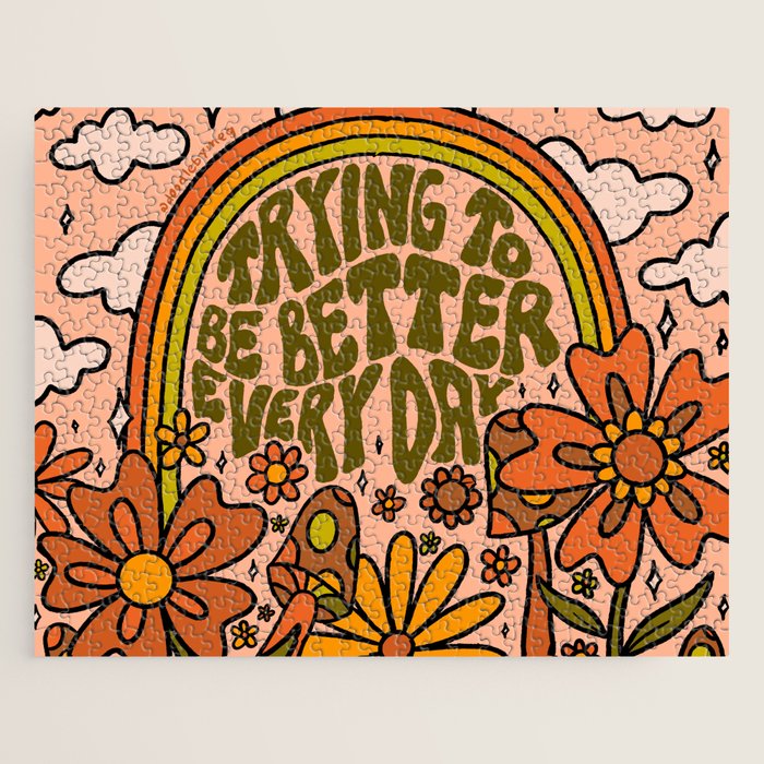 Trying to Be Better Jigsaw Puzzle Gallery Image 1