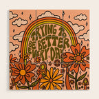 Trying to Be Better Wood Wall Art Gallery Image 1