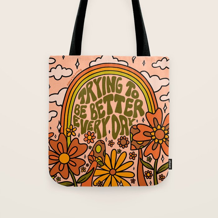 Trying to Be Better Tote Bag Gallery Image 1