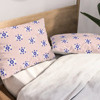 Evil Eye Dots - Navy & Blush Palette Pillow Sham Gallery Image 2