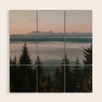 Faraway Mountains - Landscape and Nature Photography Wood Wall Art Gallery Image 1