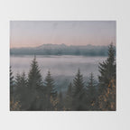 Faraway Mountains - Landscape and Nature Photography Throw Blanket Gallery Image 2