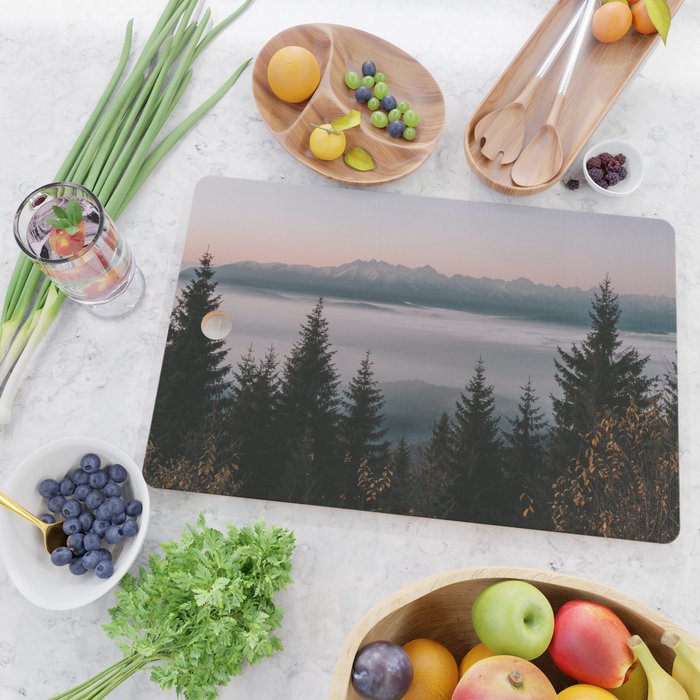 Faraway Mountains - Landscape and Nature Photography Cutting Board Gallery Image 2