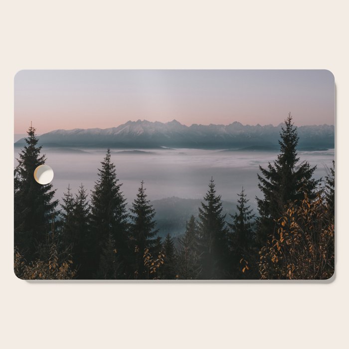 Faraway Mountains - Landscape and Nature Photography Cutting Board Gallery Image 1