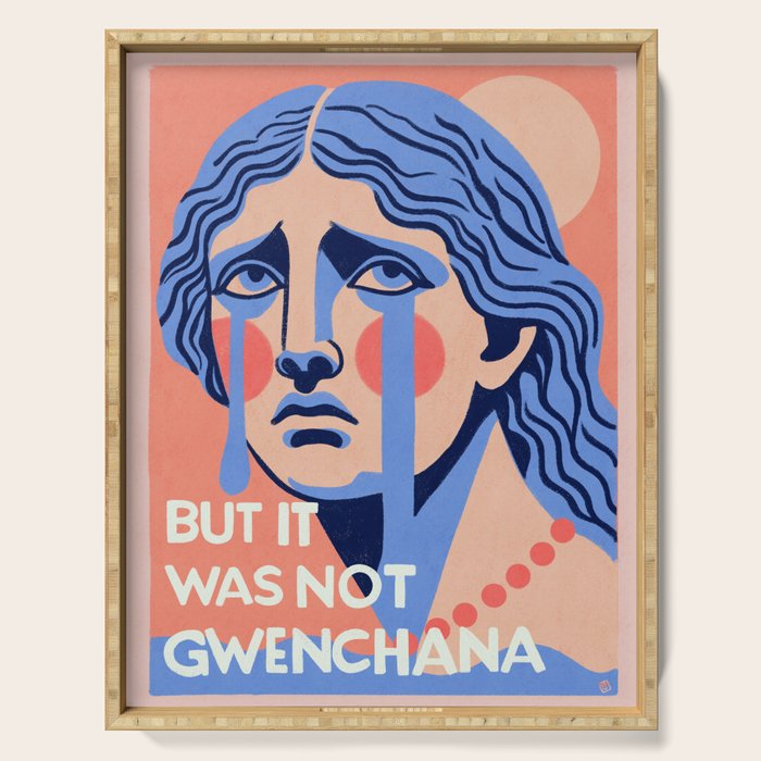 But it was not gwenchana Serving Tray Gallery Image 1
