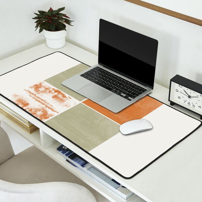 Modern Geometric Pattern Desk Mat Gallery Image 2