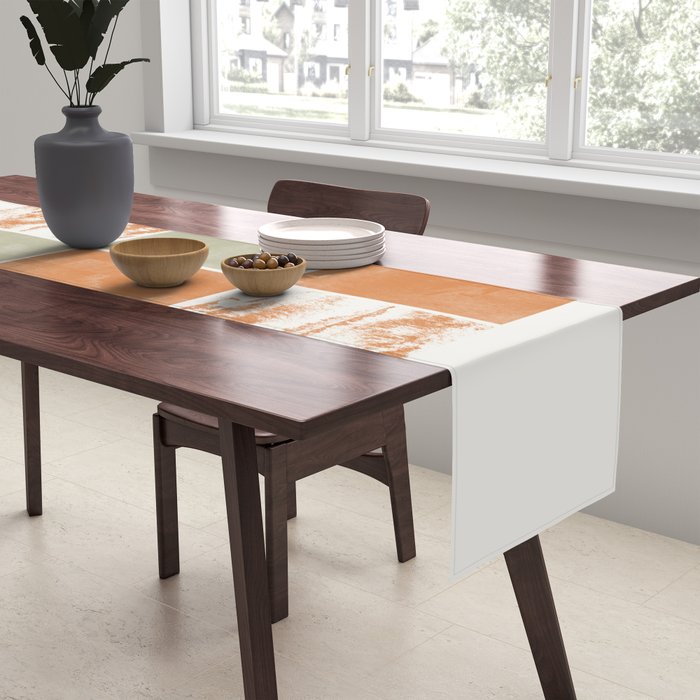 Modern Geometric Pattern Table Runner Gallery Image 2