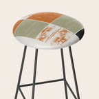 Modern Geometric Pattern Stool Gallery Image 2