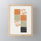 Modern Geometric Pattern Mini Art Print Gallery Image 1