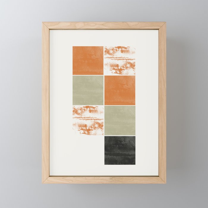Modern Geometric Pattern Mini Art Print Gallery Image 1